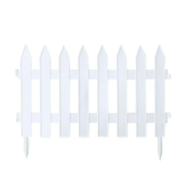 Prosperplast IPLSU2-S449 Φράχτης κήπου πλαστικός Garden Classic 3,60m x 52Υcm (6τμχ) Λευκό / 103772