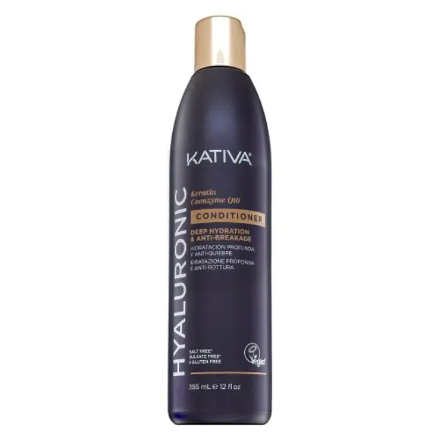 Kativa Hyaluronic Keratin - Coenzyme Q10 Conditioner strengthening conditioner with hyaluronic acid 355 ml