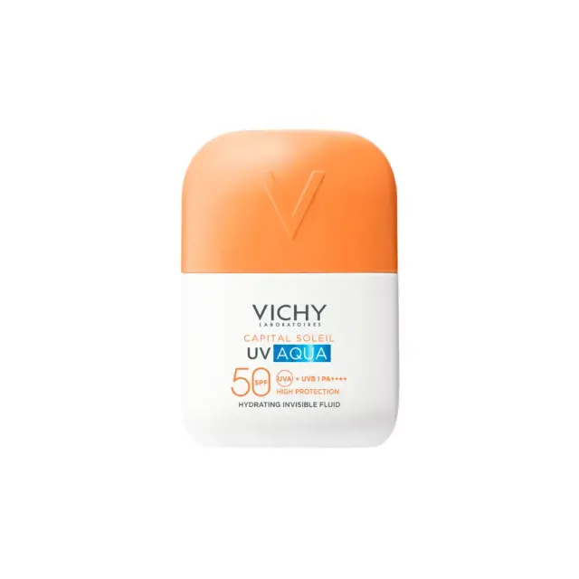 Vichy Capital Soleil UV AQUA Hydrating Invisible Fluid SPF50 Ενυδατικό Αντηλιακό Προσώπου, 50ml