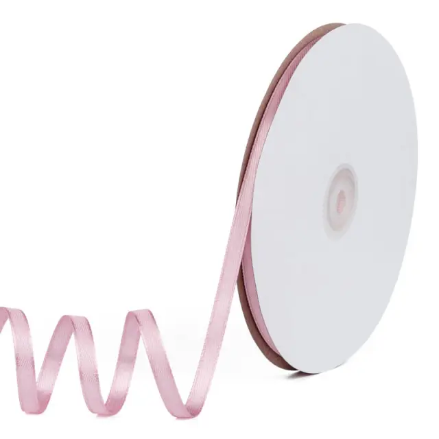 Κορδέλα Satin Pink 6.5mm ~91.44m
