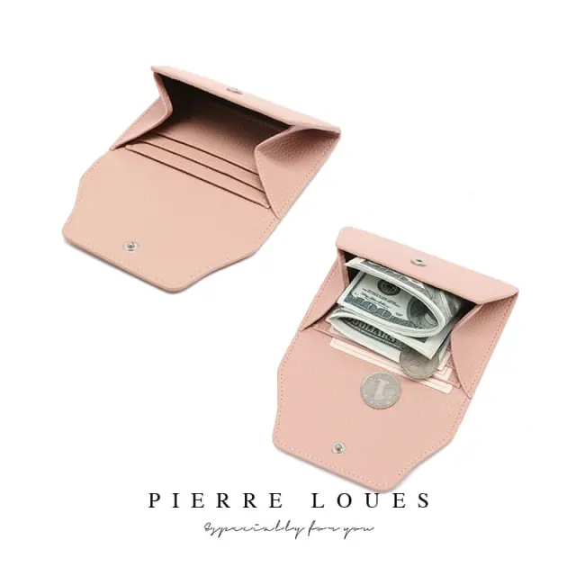 Γυναικεία καρτοθήκη Pierre Loues 805-49 καφέ - One Size 2