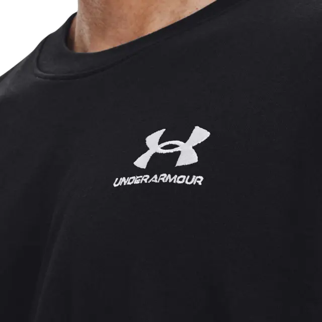 Under Armour Men's Logo Embroidered Heavyweight Short Sleeve Tee Μαύρο 1373997-001 (Under Armour) 3