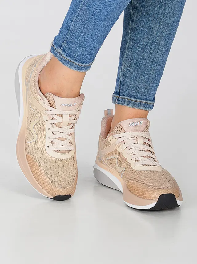 MBT Sneakers Γυναικείο ύφασμα Μπεζ MBT/703192 PEACH 2