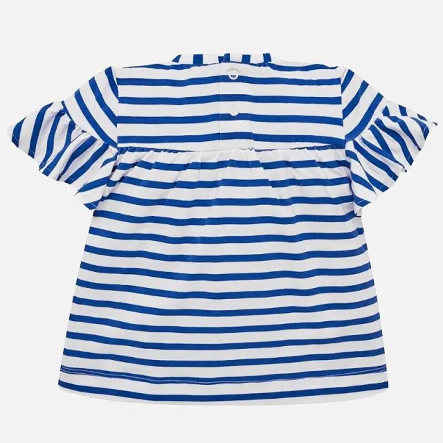 Baby 6 μηνών έως 4 ετών Μπλούζα κοντομάνικη ρίγες μπλε - 9M 3