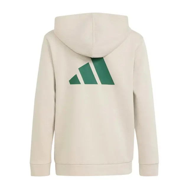 adidas Sportswear Kids Color Block Fleece Hoodie Μπεζ KZ0096 (adidas Sportswear) 2