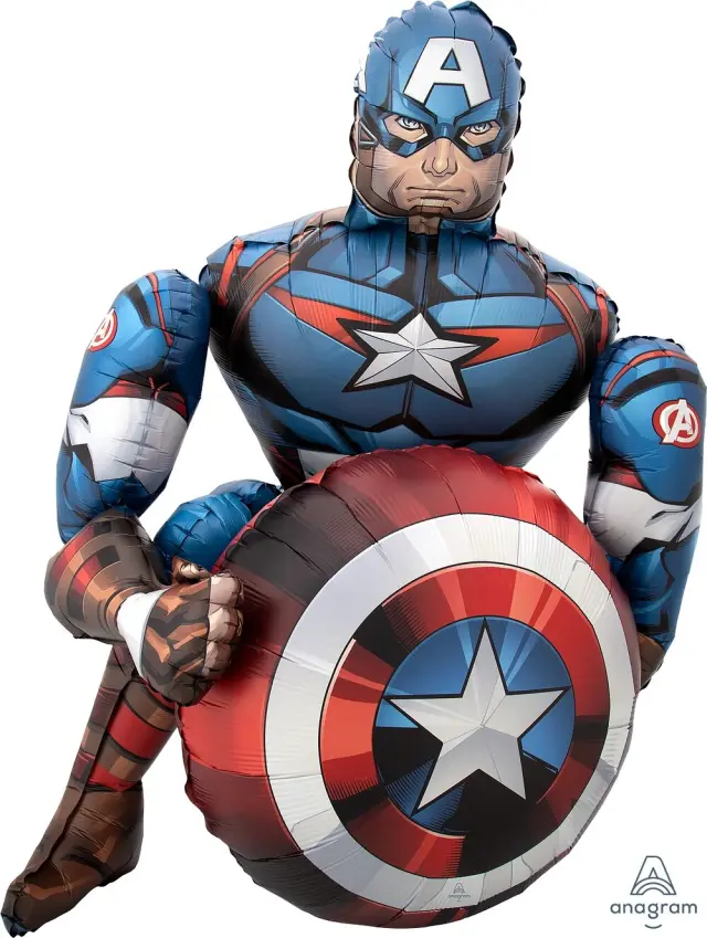 Μπαλόνι Φοιλ Airwalker Captain America / 86 x 99 εκ