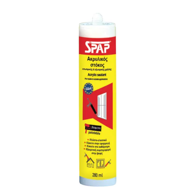 ΑΚΡΥΛΙΚΟΣ ΛΕΥΚΟΣ ΣΤΟΚΟΣ 280ml SPAP