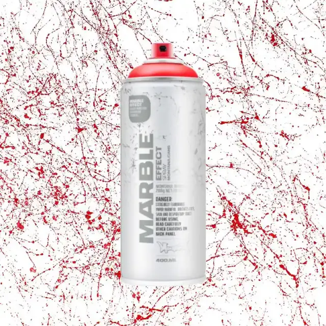 Montana Marble Effect Spray 400ml EM3000-Red
