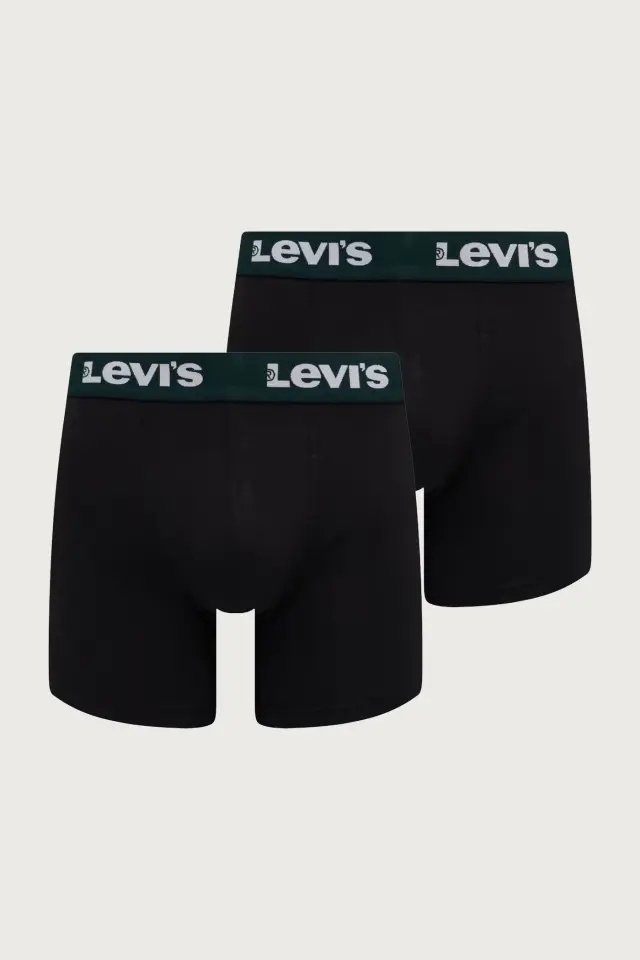 Levi's Repeat Logo Boxer Brief 2-Pack Black/Green Combo Black/Green Combo 2