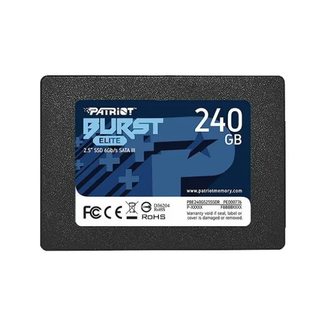 Patriot Δίσκος SSD Burst Elite 240GB Sata III (PBE240GS25SSDR)