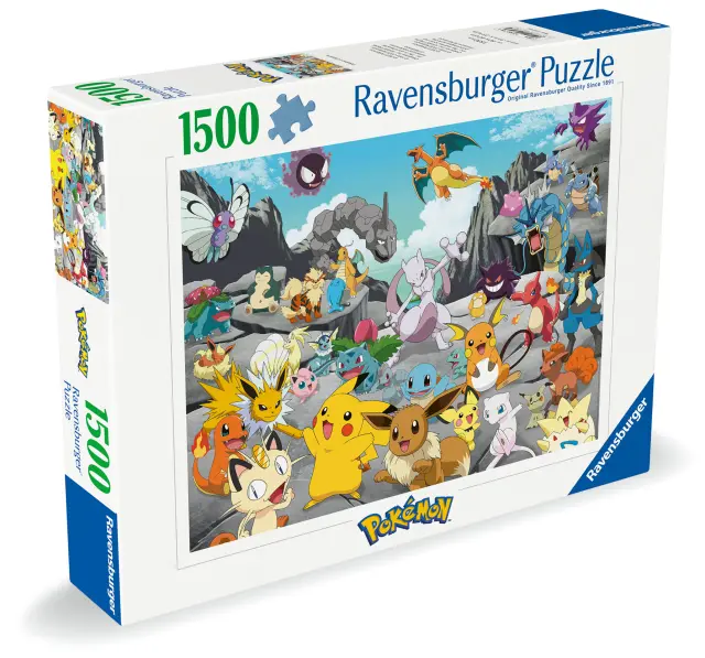 Ravensburger - Puzzle Pokemon Classics 1500p 12000726 - Toys