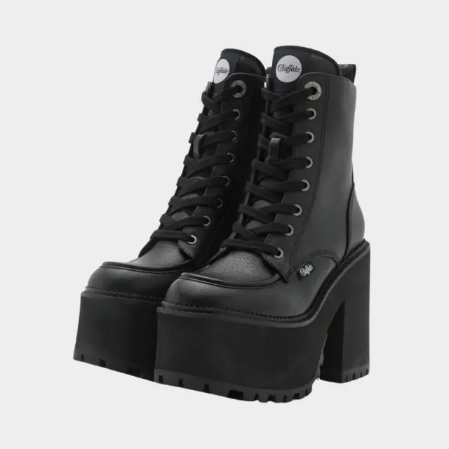 ΜποτάκιαBuffalo Killah Lace Up Mid BUF1622373 HV 326 103 Μαύρο - 37 2
