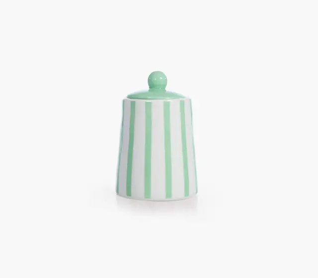 Nef-Nef Homeware Διακοσμητικό Βάζο Με Καπάκι Fantasy 11,2x16 Πράσινο