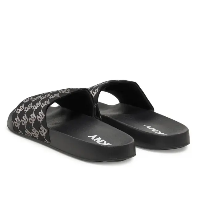 Γυναικείες Παντόφλες Slide DKNY Zella K2533210 Black/Nickel Μαύρο - 37,5 3