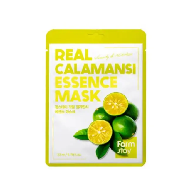 Farmsteay Real Calamansi Essence Mask Μάσκα Προσώπου για Φωτεινότητα & Ενυδάτωση, 23ml