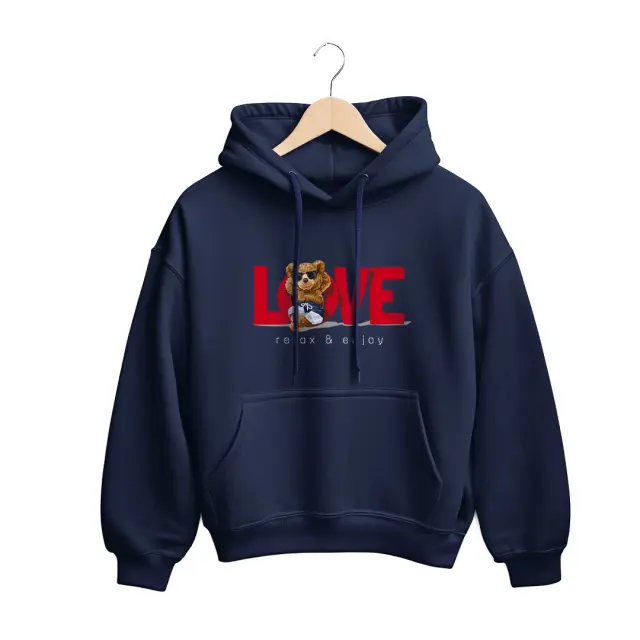 Φούτερ Noshame® Navy με τύπωμα - 3025131 - XXL