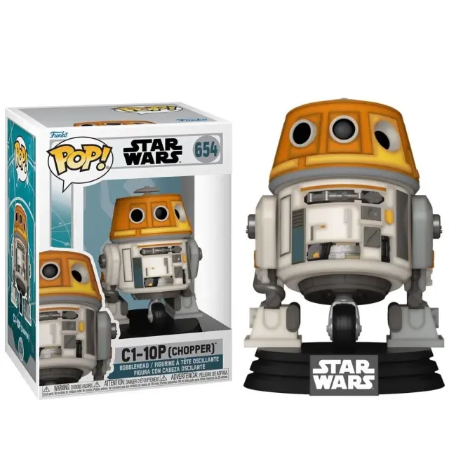 Φιγούρα Funko Pop! Television: Star Wars: Ahsoka - C1-10P (Chopper) #654