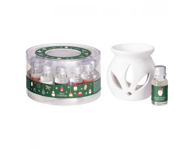 Σετ Αρωματιστής Αιθέριων Ελαίων Oil Burner με 12 αρώματα - 13 τεμάχια ACC705300