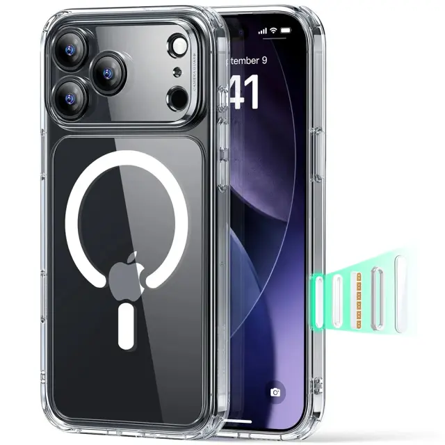ESR - Classic Hybrid HaloLock (Camera Control) - iPhone 17 Pro Max - Clear