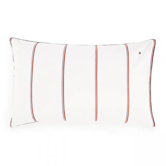 Μαξιλαροθήκη Tommy Hilfiger James Λευκό 50x80