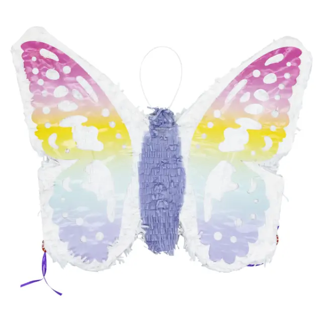 Πινιάτα αναδιπλούμενη Butterfly - Πεταλούδα / 30εκ Διάμετρος