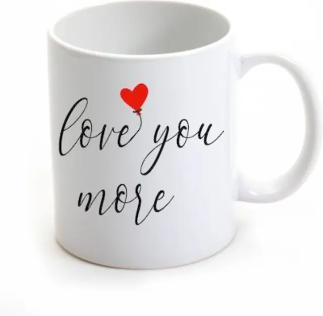 κούπα κεραμική, love you more, αγίου Βαλεντίνου 325ml (κωδ. 2082)