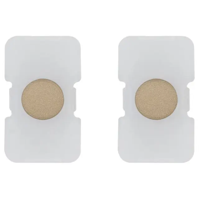 2 buttons Tondo lightable satin gold