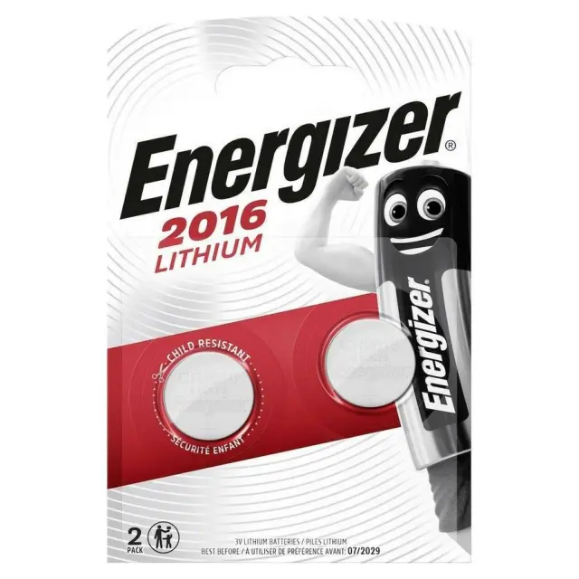 Energizer mini lithium battery 2pcs CR2016 (ENE110) ENEGIZER