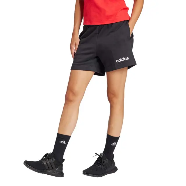 adidas Sportswear Women's Linear French Terry Shorts Μαύρο JG8639 (adidas Sportswear) - XLarge