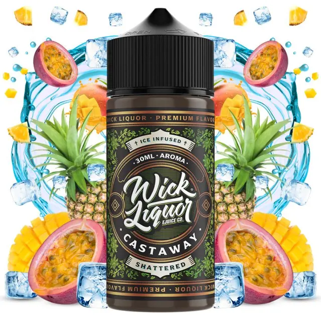 Wick Liquor Castaway Shattered 30ml/120ml Flavorshot