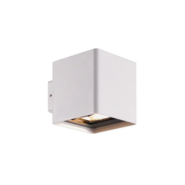 Man Φωτιστικό Led τοίχου Up/down 14W 3000K 0-130° IP54 10x10.5x11.9cm λευκό Άσπρο