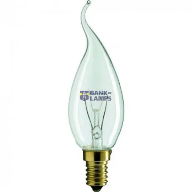 Incandescent Bulb E14 40W B35 CH 240V CL