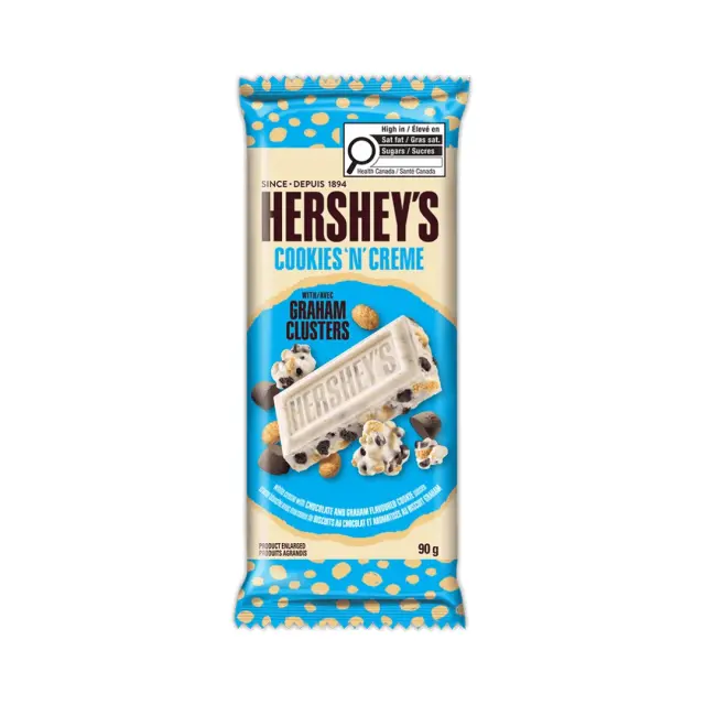Hershey's Cookies N Creme Graham Clusters 90gr (ΠΡΟΣΟΧΗ! Λιώνει!)