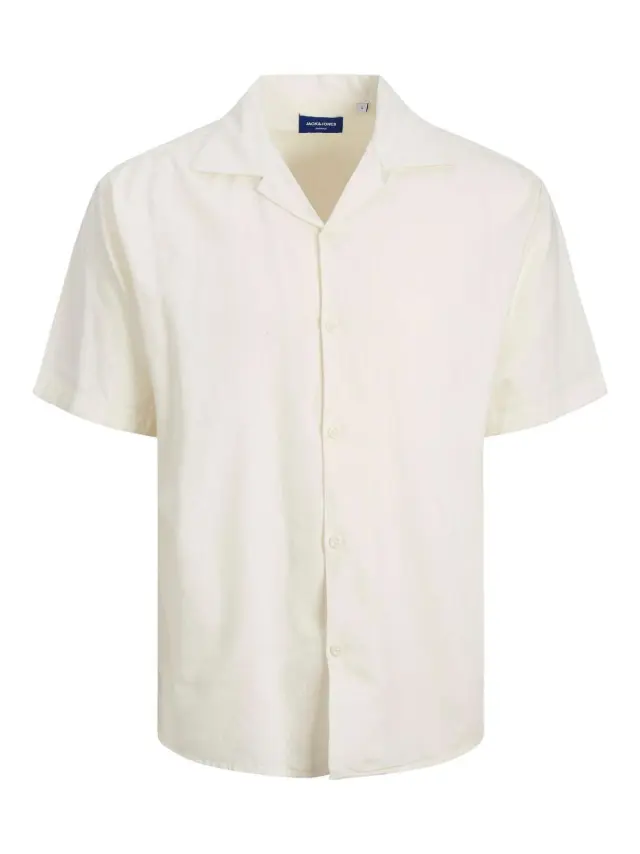 JORBELIZE LINEN RESORT SHIRT SS Cloud Dancer
