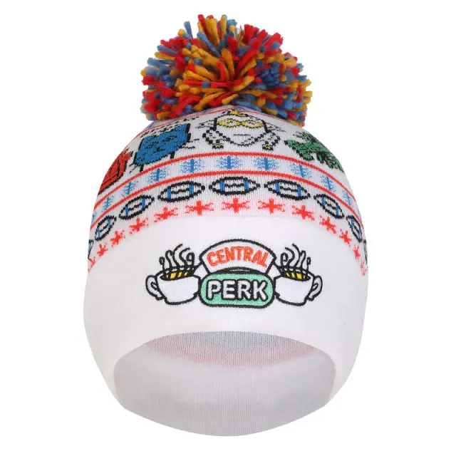Σκούφος Friends Central Perk Ski Beanie Unisex White Pom Beanie FRE08509BPW - One Size 2