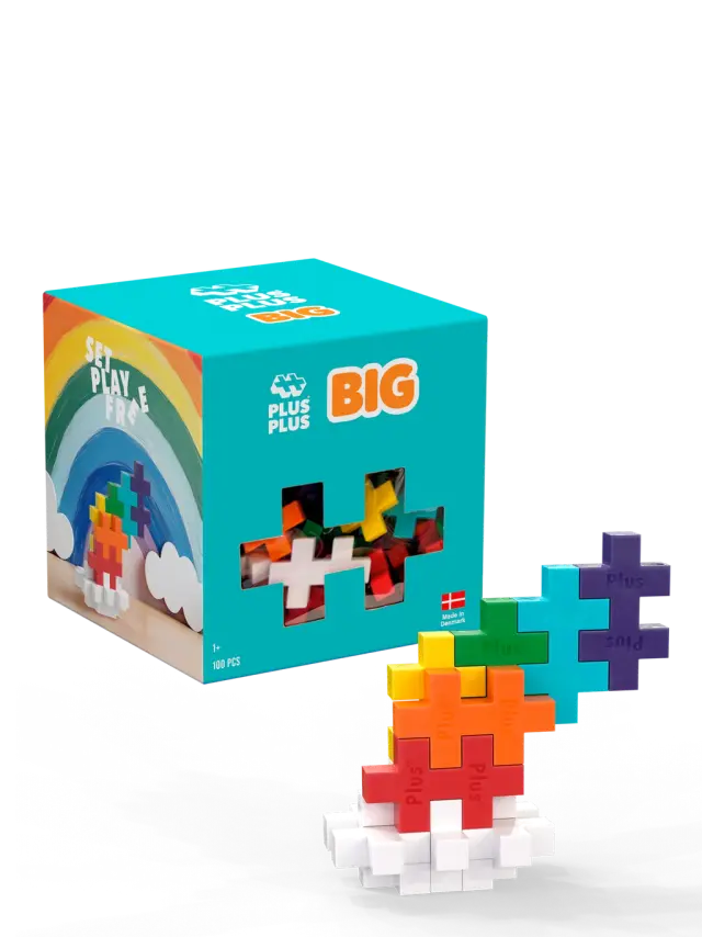 Plus Plus - BIG Rainbow Mix / 100 pcs (4354) - Toys