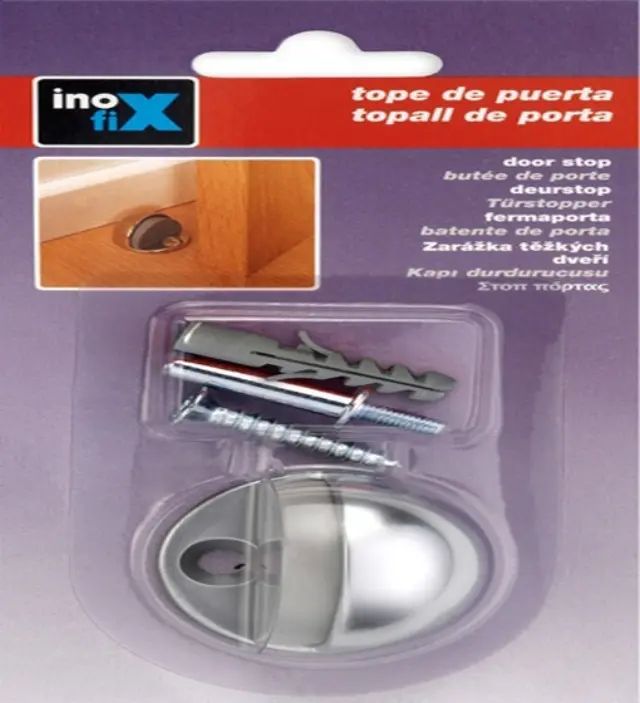 ΣΤΟΠ ΠΟΡΤΑΣ ΔΑΠΕΔΟΥ ΓΩΝΙΑΚΟ ΜΕ ΒΙΔΕΣ INOFIX 3049 26x45x45MM ΜΕΤΑΛΛΙΚΟ Γκρι 3