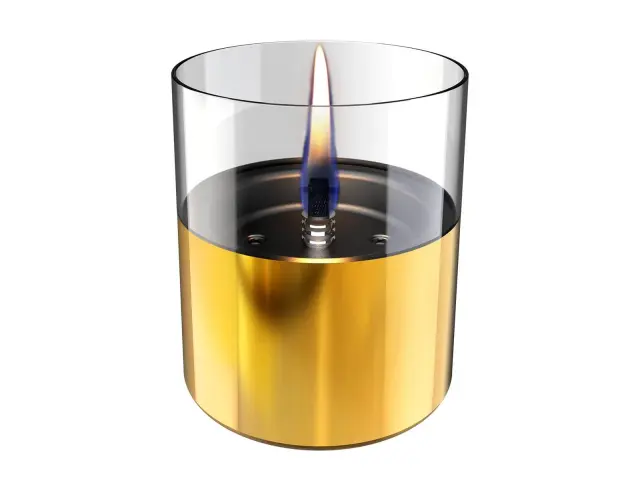 Επιτραπέζια Εστία Φωτιάς Lilly 10 Tenderflame με διάρκεια καύσης 9 - 10 ώρες, χωρητικότητα δεξαμενής 300ml και διαστάσεις 10x11.5cm - Gold TF-200005 2