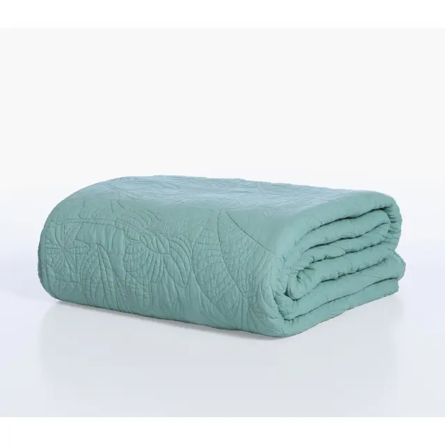 ΚΟΥΒΕΡΛΙ ΥΠΕΡΔΙΠΛΟ CHARISMA 230X240 NEF-NEF HOMEWARE, ΜΠΡ:ΥΦ:100% BAMB ΠΙΣΩ ΥΦ:100% ΒΑΜΒ-ΓΕΜ 70%BAMB-30%ΠΟΛ - GREEN (039808)
