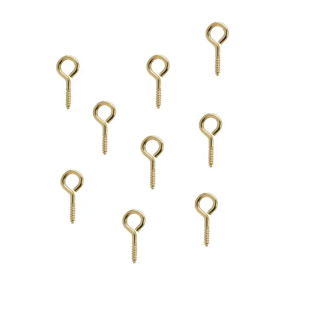 Βιδοθηλιές χρυσό χρώμα, 1,4x14mm, 58 τεμ.