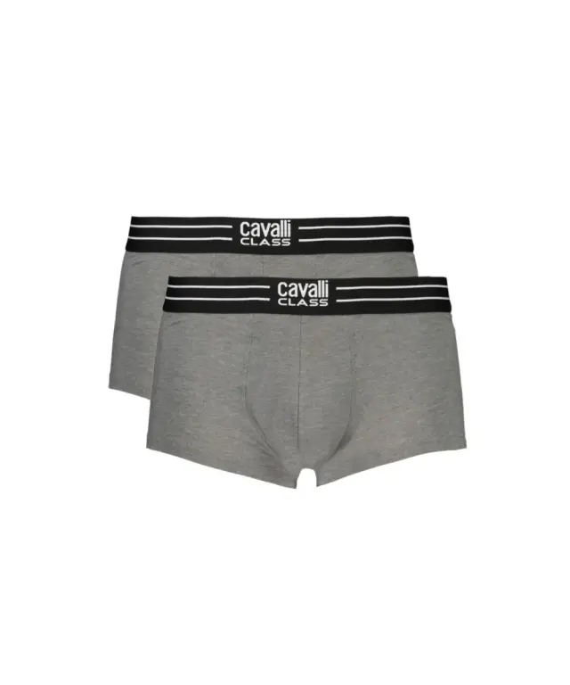 Cavalli Class - Ανδρικά Μποξεράκια 2Pack QXO01JJD003-05014 Γκρι 3