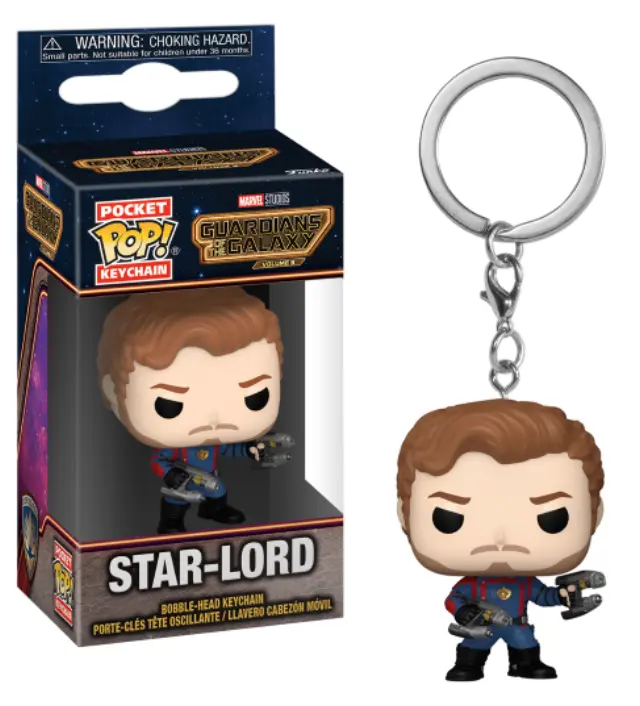 Funko Pocket Pop! Keychain Marvel: Guardians of the Galaxy - Star-Lord Figure