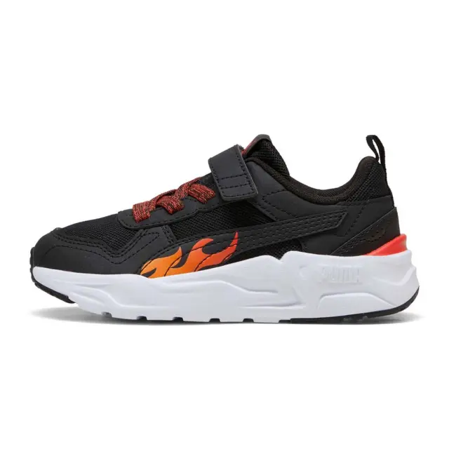 Puma Kids Trinity 2 Lite Sparks AC+ (PS) Μαύρο - Πορτοκαλί 407737-01 (Puma)