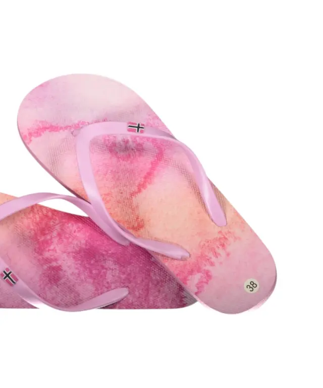 Norway Nautical School – Γυναικείες Σαγιονάρες Flip-Flops 861022-PINK Ροζ 3