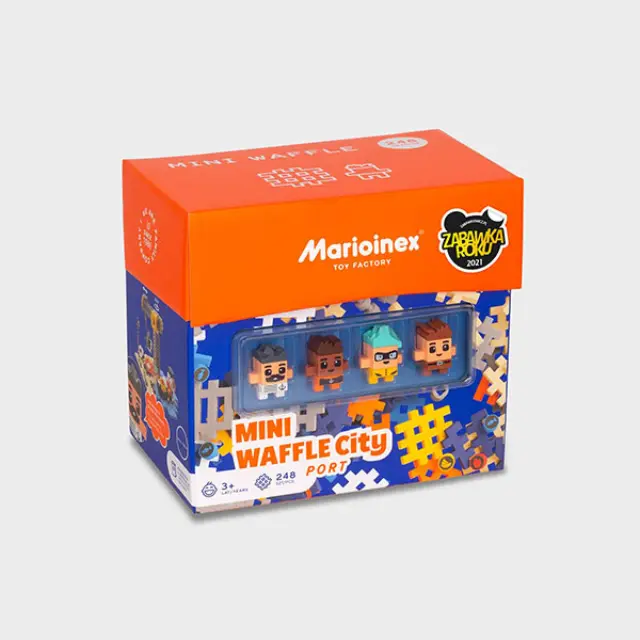 Marioinex Τουβλάκια Κατασκευών Mini Waffle City: Λιμάνι 248 τμχ. (3+ ετών) 904176