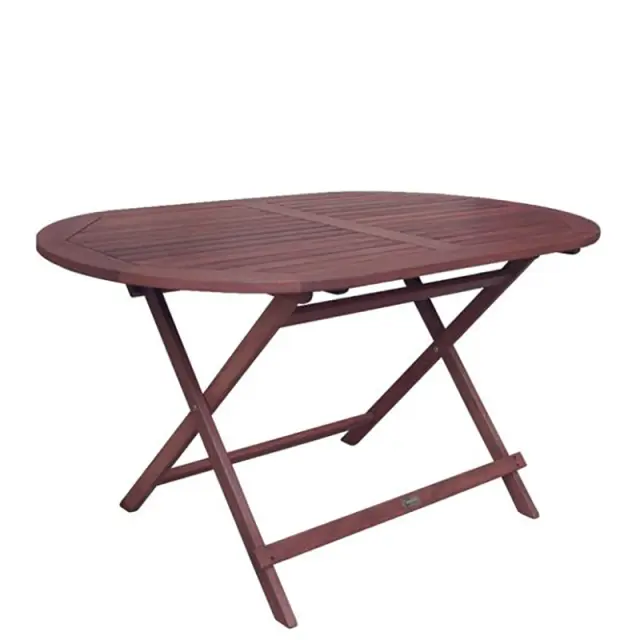 Τραπέζι Κήπου Πτυσσόμενο EASY Οβάλ Ξύλινο Acacia 120x70cm