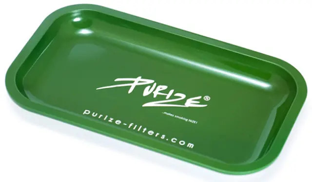 Purize Rolling Tray Δίσκος Green Logo - Small (27x16cm)