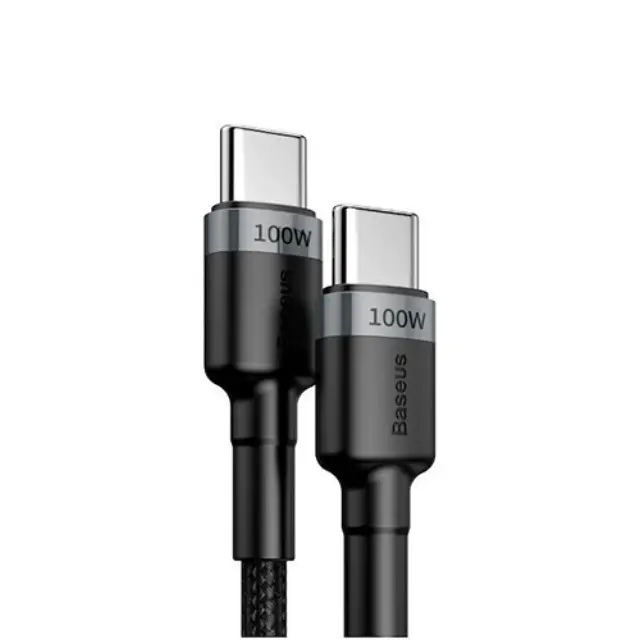 Καλώδιο Baseus Cafule Flash Charging Data Cable 100W USB-C to USB-C Black 2m (CATKLF-ALG1) 2