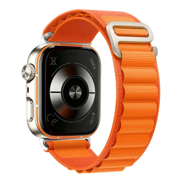 Tech-Protect® Nylon Pro Λουράκι για Huawei Watch Fit 3/4/4 Pro/5/5 Pro- Orange 2