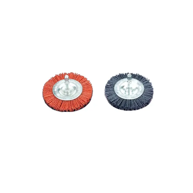 Βούρτσα Νάιλον Στρογγυλή Με Αξονάκι 75mm TOKEN TOOLING 880332